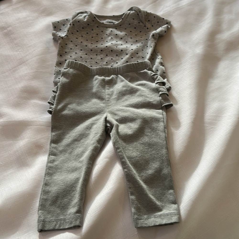 💕🥰💕 BUNDLE CARTERS CAT & JACK & CARHARTT BABY GIRL SETS 6 MONTH - Picture 8 of 8